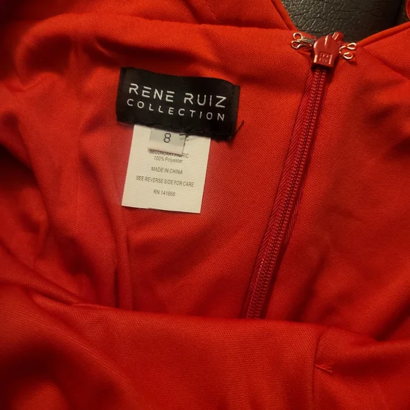 Cape Shoulder Pleated Elegant Red Sequin Sleeveless Gown - Picture 4 of 12